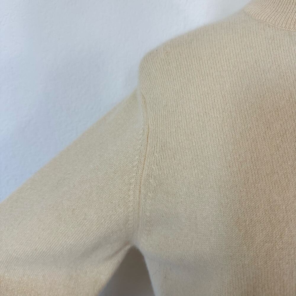 Charter Club Pastel Yellow 100% Cashmere Turtleneck Cozy Sweater Quiet Luxury - Picture 11 of 13
